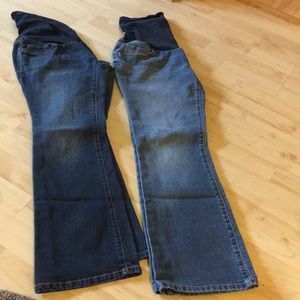 2 Pairs Of Maternity Jeans